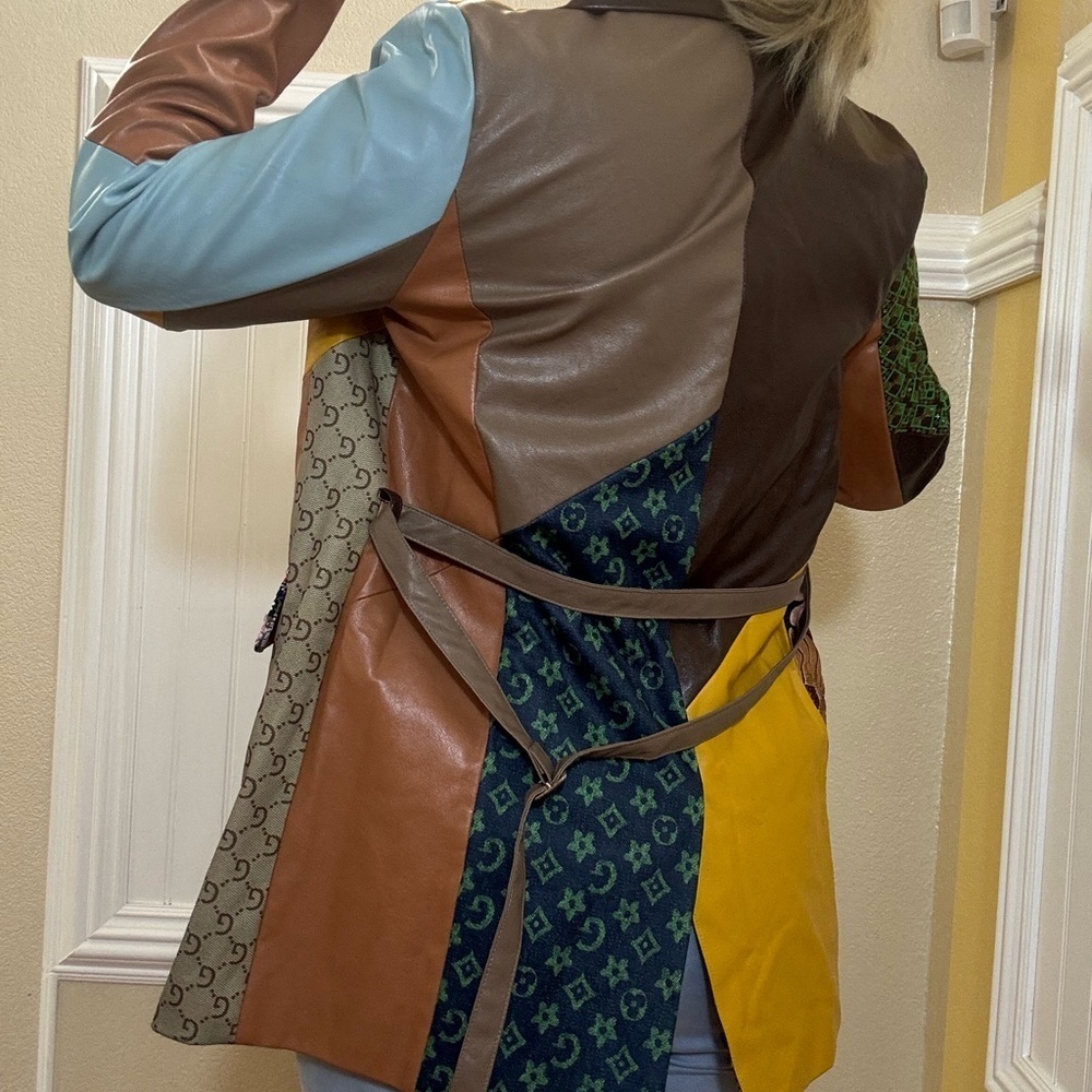 New! Colorful Patchwork Women's Jacket - Picture 2 of 11